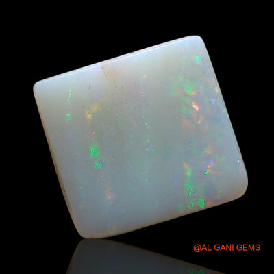 2.00 Cts Unheated Australian Fire Opal Loose Gemstone Square Cabochon Natural 10x10x3 mm AE-473