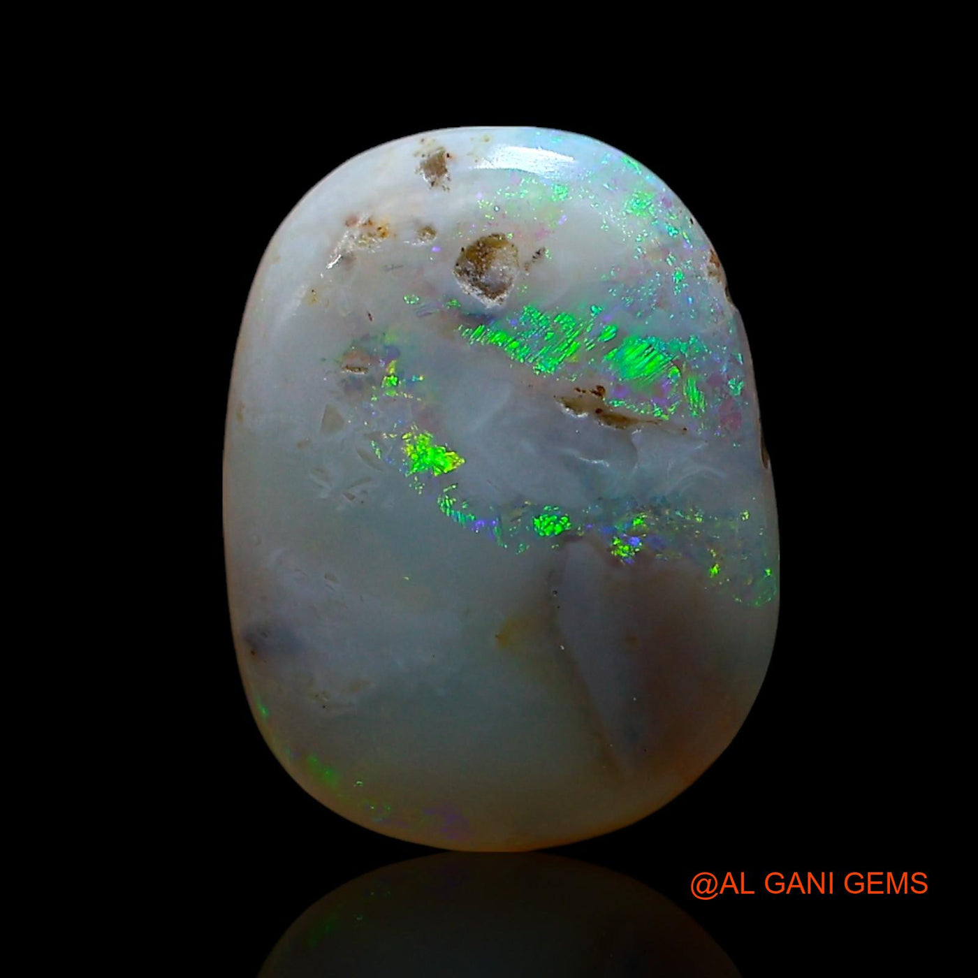 2.00 Cts Natural Australian Fire Opal Loose Gemstone Fancy Cabochon 12x9x3 mm AE-475