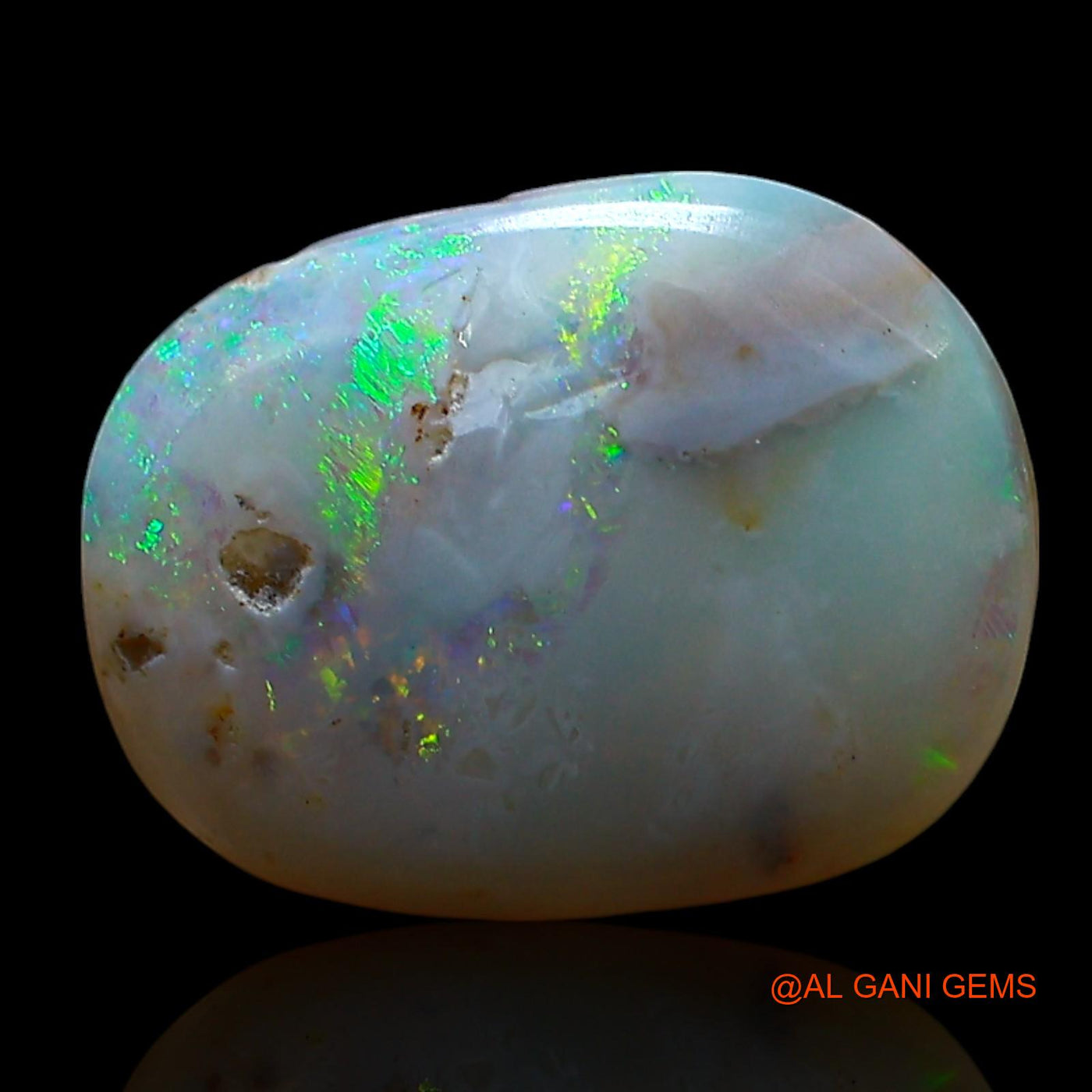 2.00 Cts Natural Australian Fire Opal Loose Gemstone Fancy Cabochon 12x9x3 mm AE-475