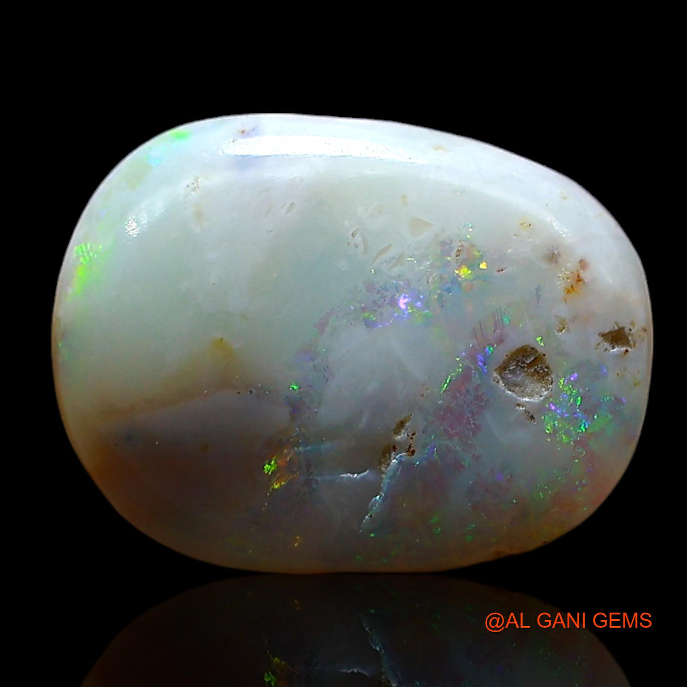 2.00 Cts Natural Australian Fire Opal Loose Gemstone Fancy Cabochon 12x9x3 mm AE-475