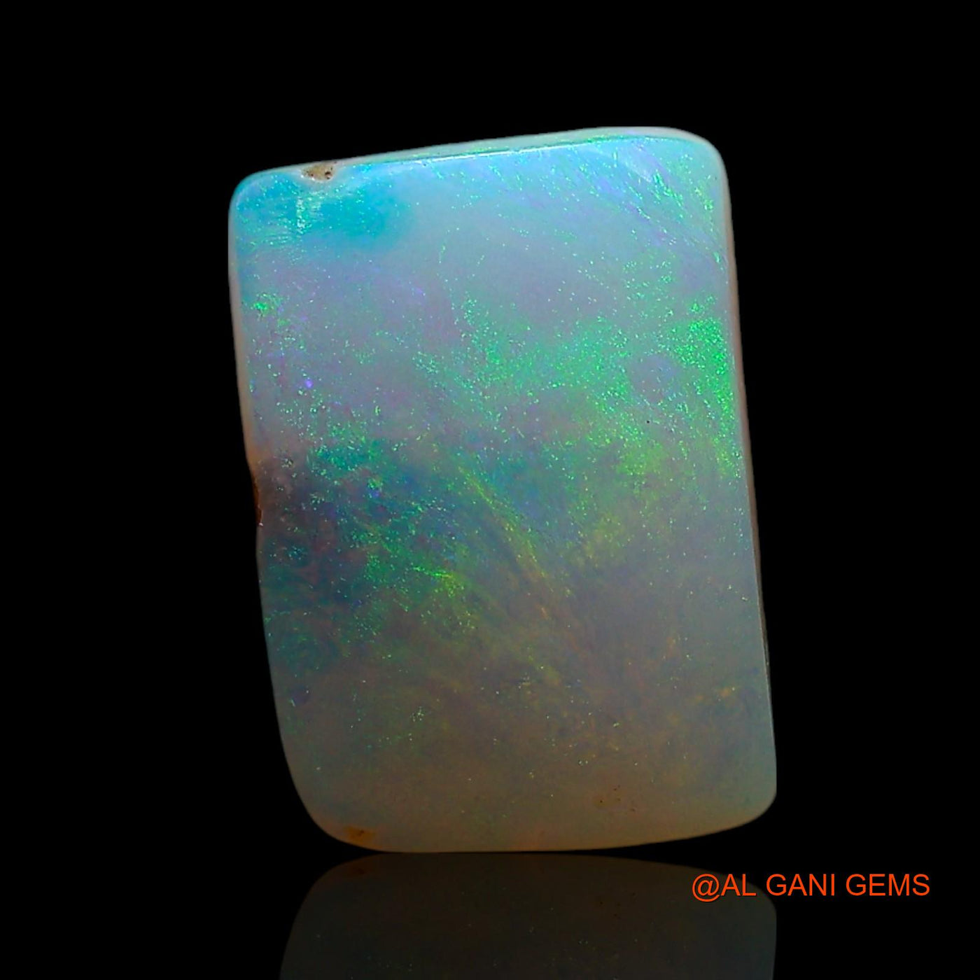 2.00 Cts Natural Australian Fire Opal Loose Gemstone Square Cabochon 11x8x3 mm AE-477