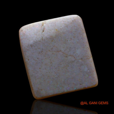 3.00 Cts Natural Australian Fire Opal Loose Gemstone Square Cabochon 10x9x4 mm AE-479