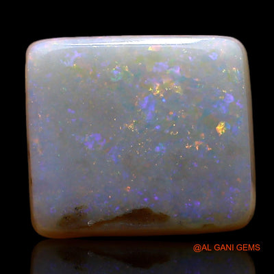 3.00 Cts Natural Australian Fire Opal Loose Gemstone Square Cabochon 10x9x4 mm AE-479