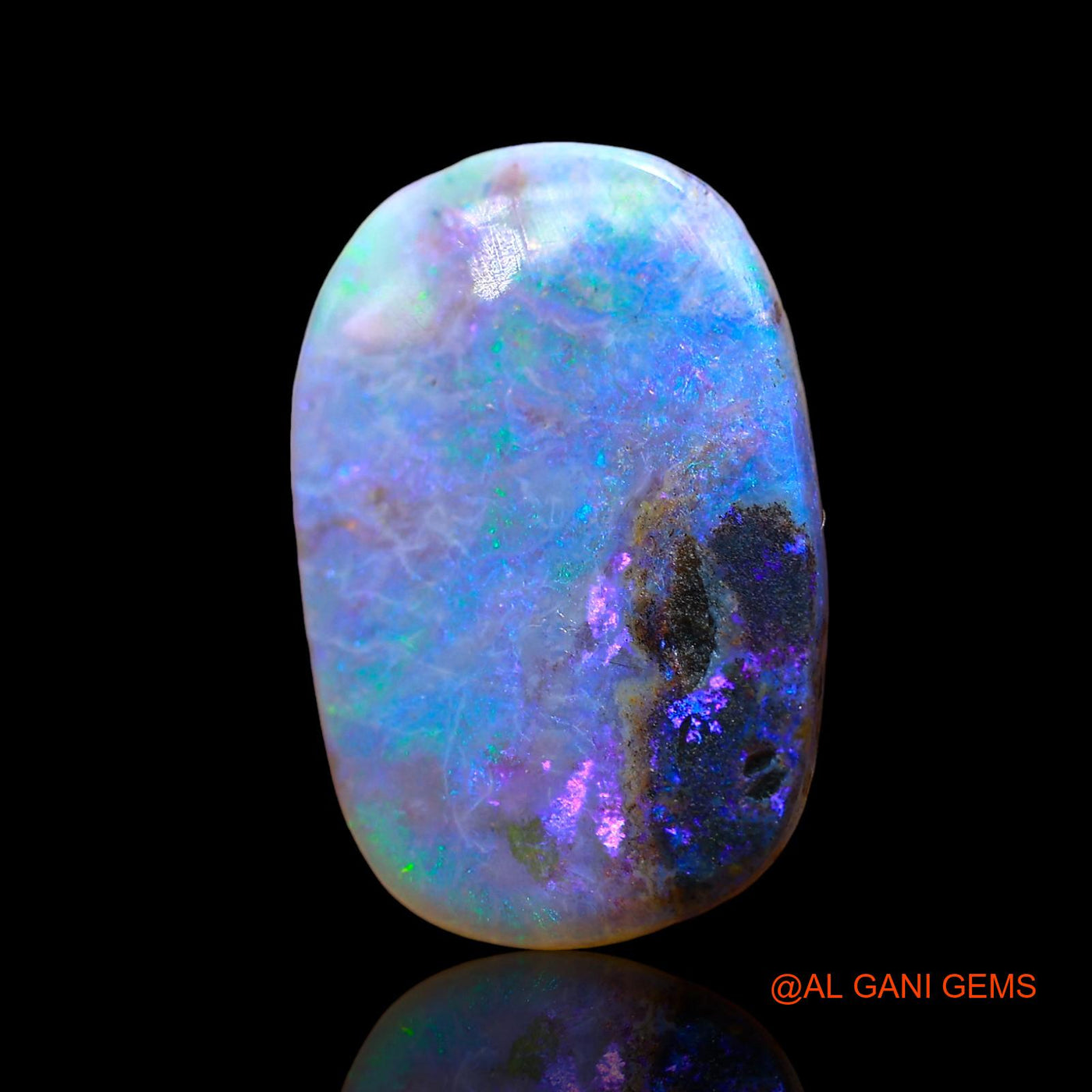 5.00 Cts Natural Australian Fire Opal Loose Gemstone Oval Cabochon 18x12x3 mm AE-47