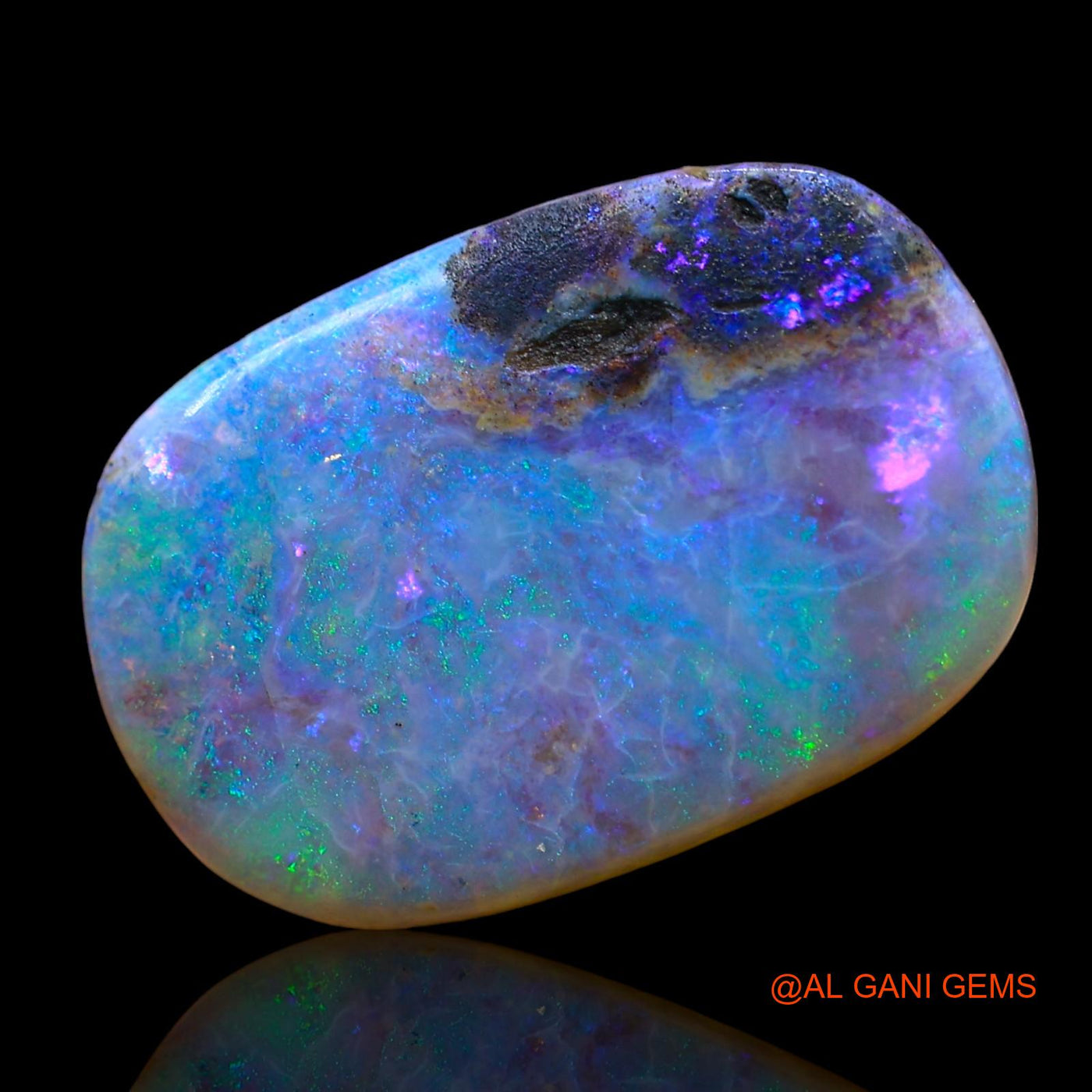 5.00 Cts Natural Australian Fire Opal Loose Gemstone Oval Cabochon 18x12x3 mm AE-47