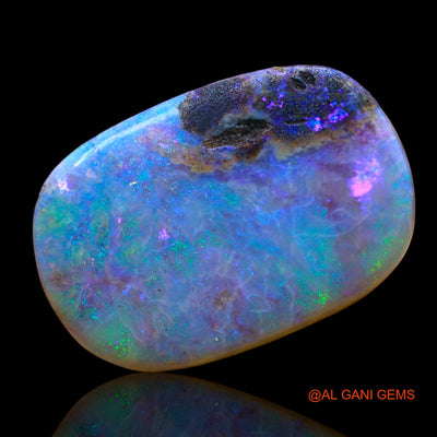 5.00 Cts Natural Australian Fire Opal Loose Gemstone Oval Cabochon 18x12x3 mm AE-47
