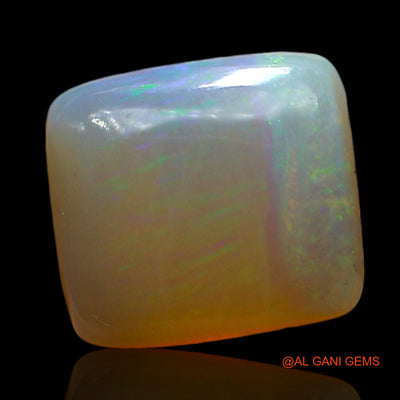 Natural Fire Opal Gemstone 4.00 Cts Loose Square Cabochon From Australia 10x9x5 mm AE-480