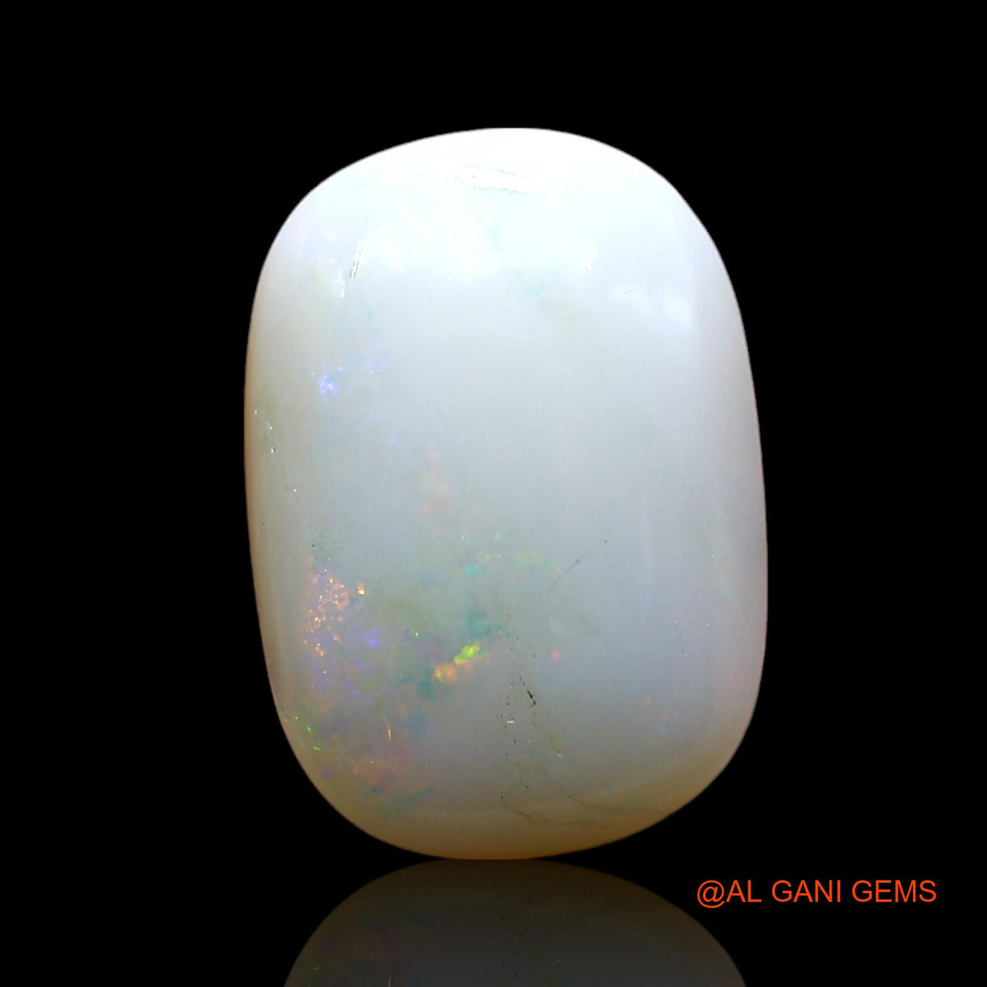 3.00 Cts Unheated Australian Fire Opal Loose Gemstone Oval Cabochon Natural 12x8x5 mm AE-481