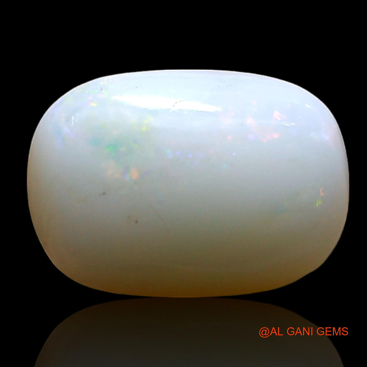 3.00 Cts Unheated Australian Fire Opal Loose Gemstone Oval Cabochon Natural 12x8x5 mm AE-481
