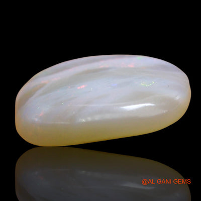 2.00 Cts Unheated Australian Fire Opal Loose Gemstone Oval Cabochon Natural 12x8x3 mm AE-482