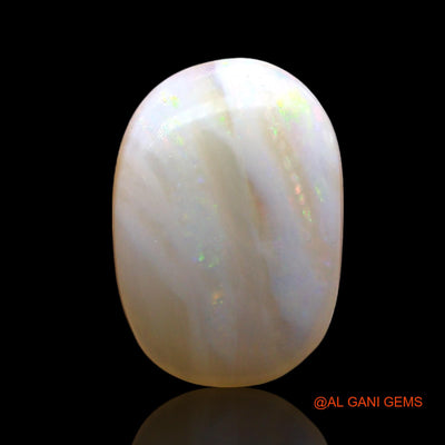 2.00 Cts Unheated Australian Fire Opal Loose Gemstone Oval Cabochon Natural 12x8x3 mm AE-482