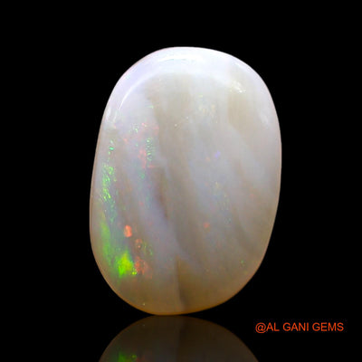 2.00 Cts Unheated Australian Fire Opal Loose Gemstone Oval Cabochon Natural 12x8x3 mm AE-482