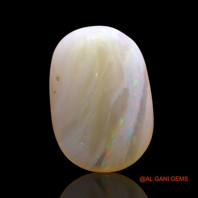2.00 Cts Unheated Australian Fire Opal Loose Gemstone Oval Cabochon Natural 12x8x3 mm AE-482