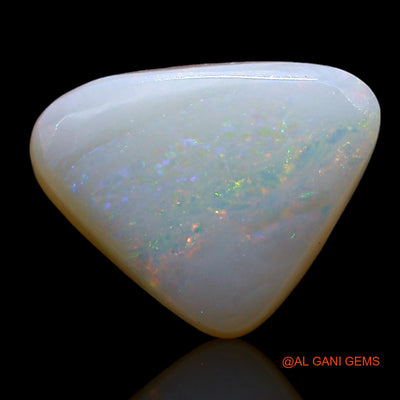 3.00 Cts Natural Australian Fire Opal Loose Gemstone Trillion Cabochon 12x9x4 mm AE-484