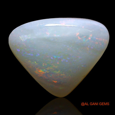3.00 Cts Natural Australian Fire Opal Loose Gemstone Trillion Cabochon 12x9x4 mm AE-484