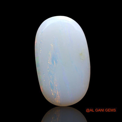 Natural Fire Opal Gemstone 2.00 Cts Loose Oval Cabochon From Australia 13x7x3 mm AE-485