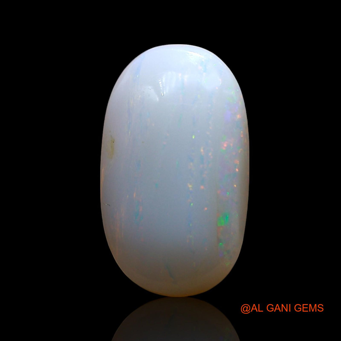 Natural Fire Opal Gemstone 2.00 Cts Loose Oval Cabochon From Australia 13x7x3 mm AE-485
