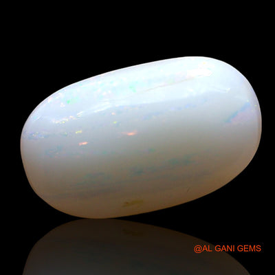 Natural Fire Opal Gemstone 2.00 Cts Loose Oval Cabochon From Australia 13x7x3 mm AE-485