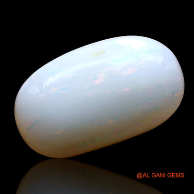 Natural Fire Opal Gemstone 2.00 Cts Loose Oval Cabochon From Australia 13x7x3 mm AE-485