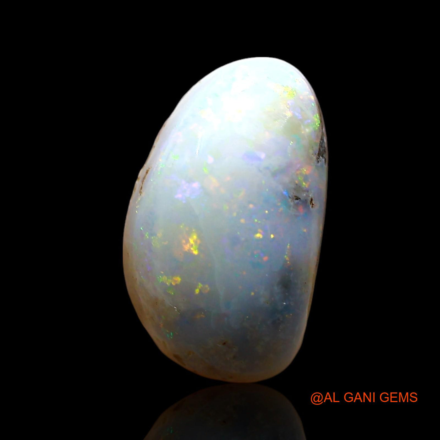2.00 Cts Unheated Australian Fire Opal Loose Gemstone Fancy Cabochon Natural 13x7x4 mm AE-486