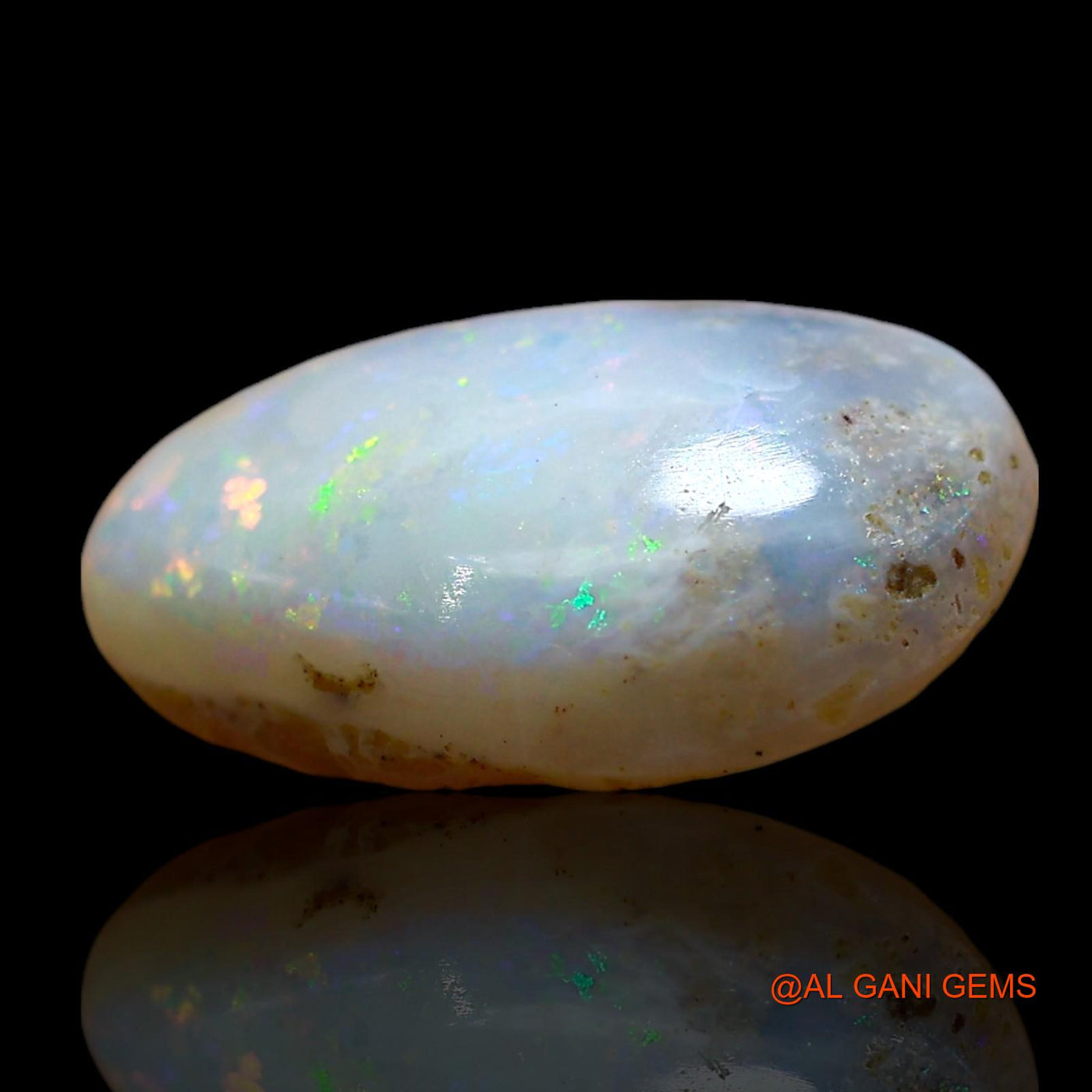 2.00 Cts Unheated Australian Fire Opal Loose Gemstone Fancy Cabochon Natural 13x7x4 mm AE-486