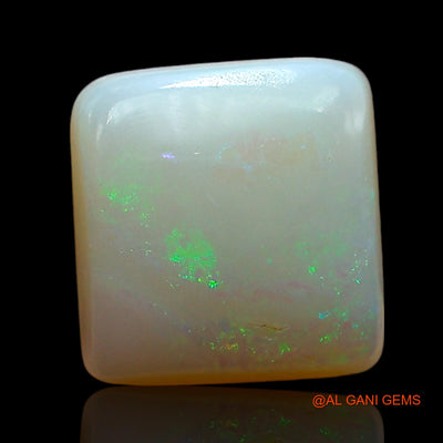 Natural Fire Opal Gemstone 2.00 Cts Loose Square Cabochon From Australia 10x9x3 mm AE-487