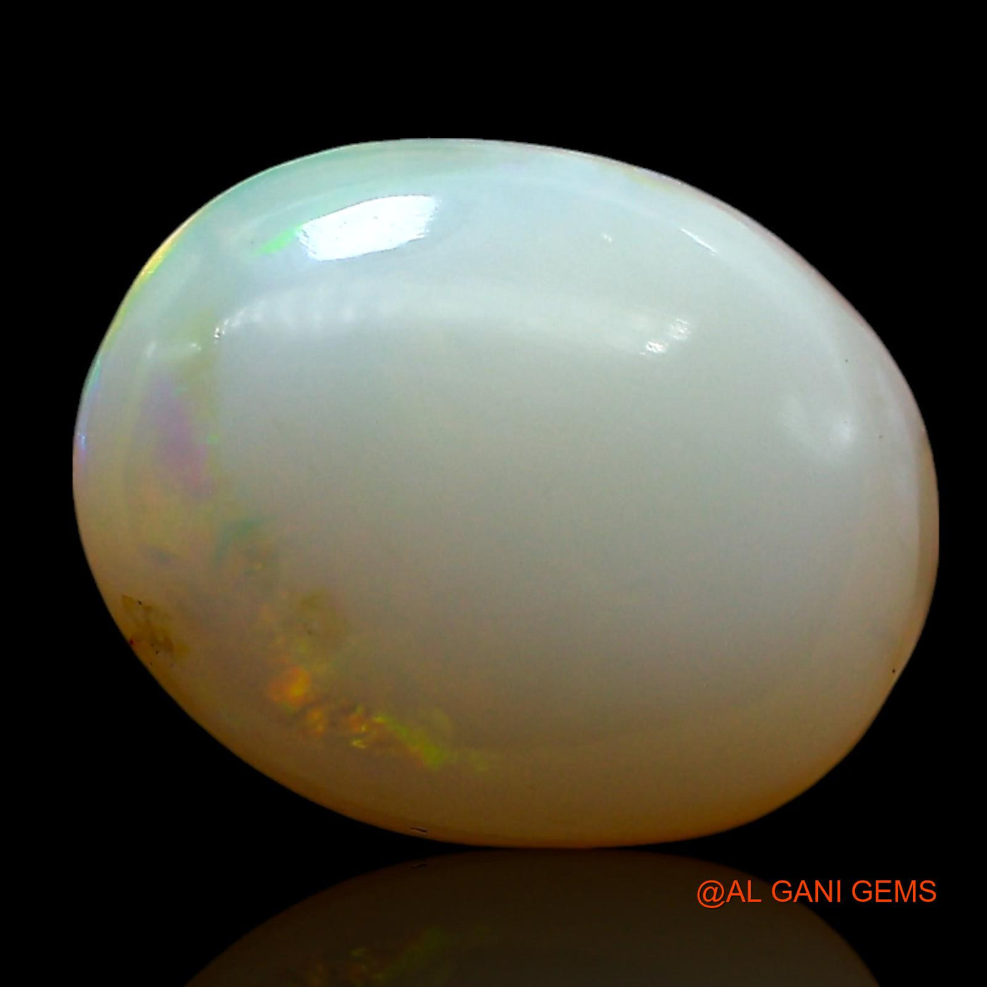 2.00 Cts Natural Australian Fire Opal Oval Cabochon Loose Gemstone For Jewelry 12x9x3 mm AE-488