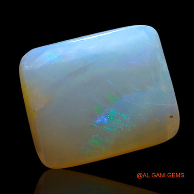 Natural Untreated Fire Opal Loose Gemstone Square Cabochon From Australia 3.00 Cts 10x8x3 mm AE-489