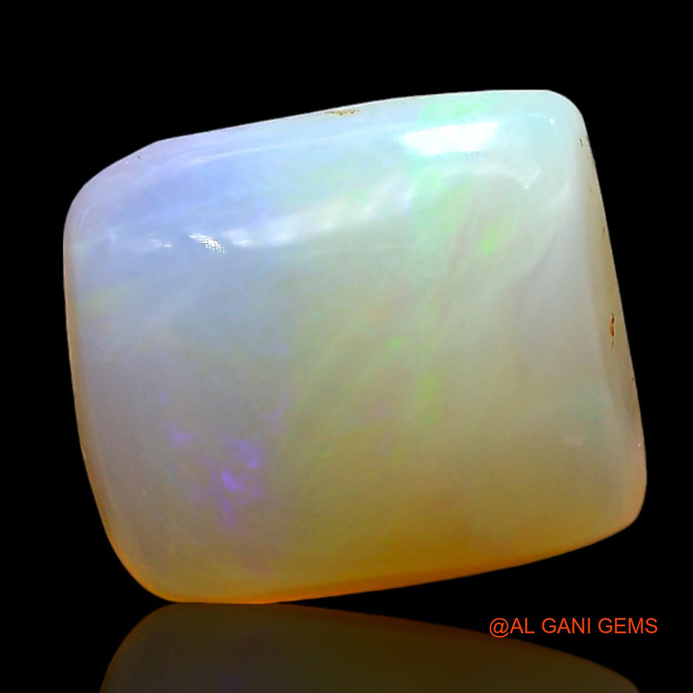3.00 Cts Natural Australian Fire Opal Square Cabochon Loose Gemstone For Jewelry 10x9x5 mm AE-490