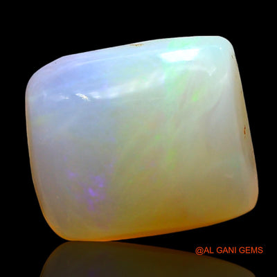 3.00 Cts Natural Australian Fire Opal Square Cabochon Loose Gemstone For Jewelry 10x9x5 mm AE-490