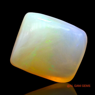 3.00 Cts Natural Australian Fire Opal Square Cabochon Loose Gemstone For Jewelry 10x9x5 mm AE-490