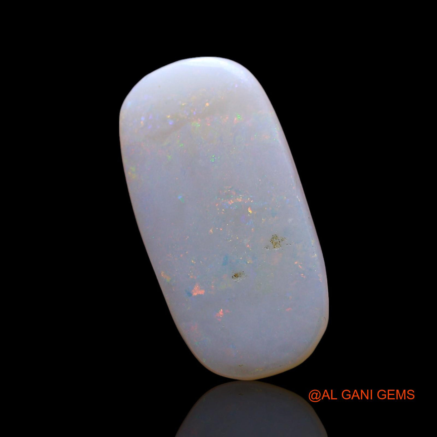 3.00 Cts Natural Australian Fire Opal Oval Cabochon Loose Gemstone For Jewelry 17x8x2 mm AE-491