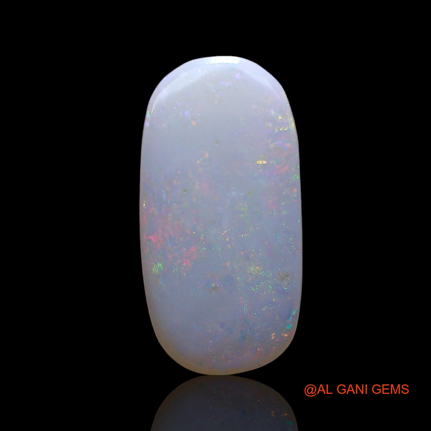 3.00 Cts Natural Australian Fire Opal Oval Cabochon Loose Gemstone For Jewelry 17x8x2 mm AE-491