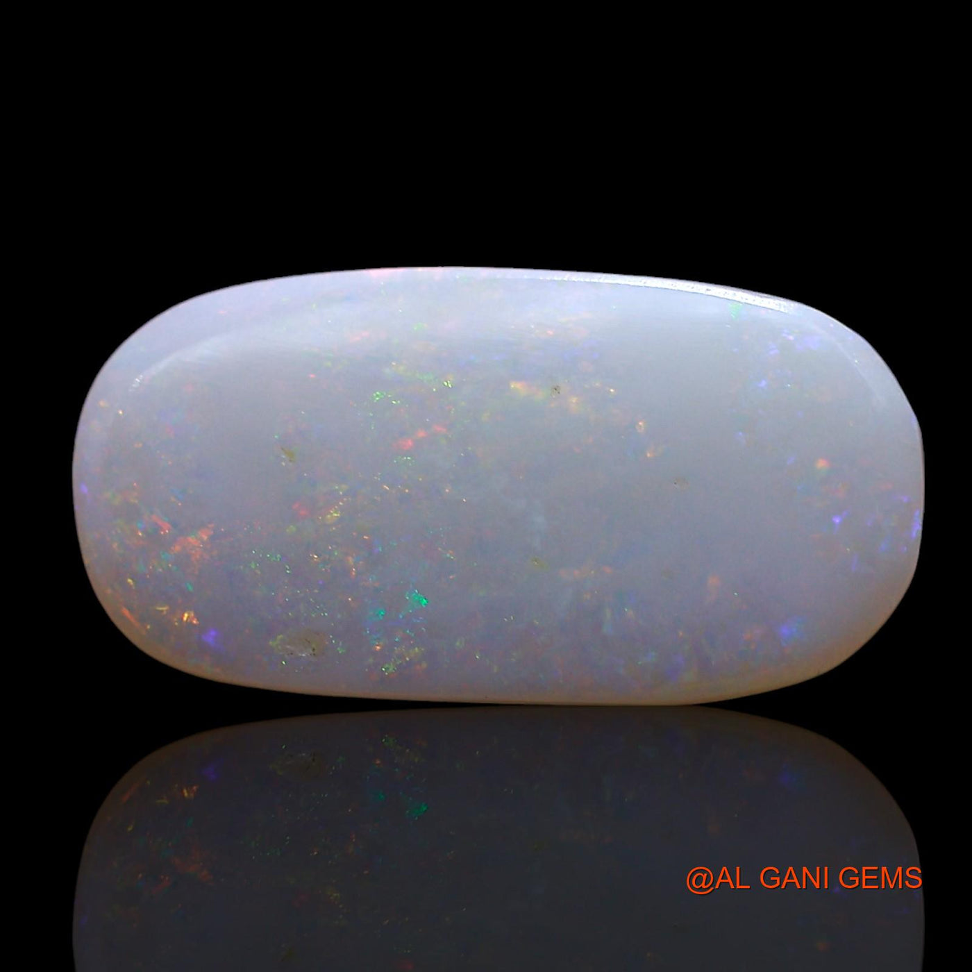 3.00 Cts Natural Australian Fire Opal Oval Cabochon Loose Gemstone For Jewelry 17x8x2 mm AE-491