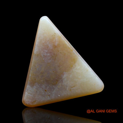 3.00 Cts Natural Australian Fire Opal Loose Gemstone Trillion Cabochon 13x11x3 mm AE-492