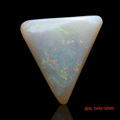 3.00 Cts Natural Australian Fire Opal Loose Gemstone Trillion Cabochon 13x11x3 mm AE-492