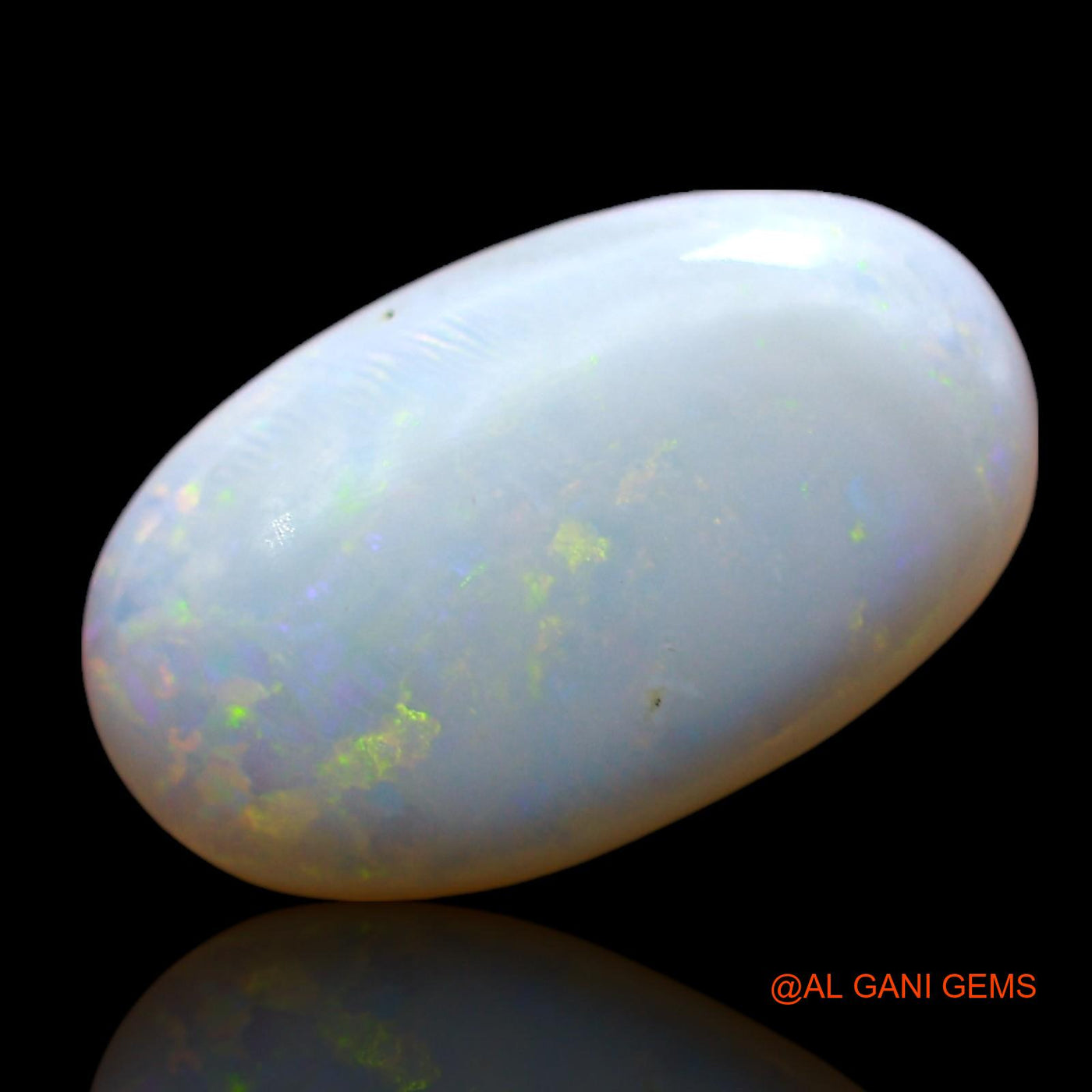3.00 Cts Natural Australian Fire Opal Loose Gemstone Oval Cabochon 16x9x3 mm AE-494