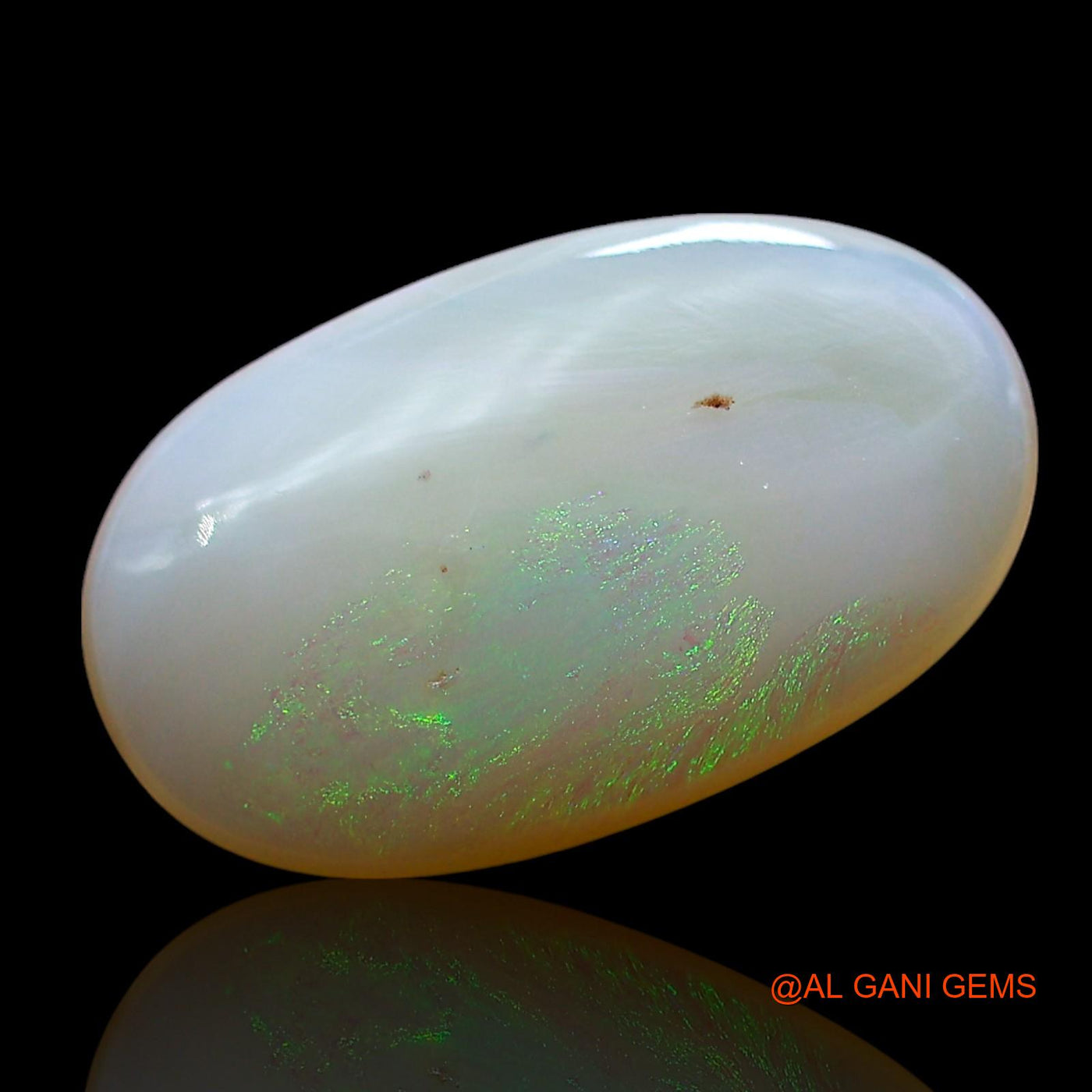 3.00 Cts Natural Australian Fire Opal Oval Cabochon Loose Gemstone For Jewelry 15x9x3 mm AE-495