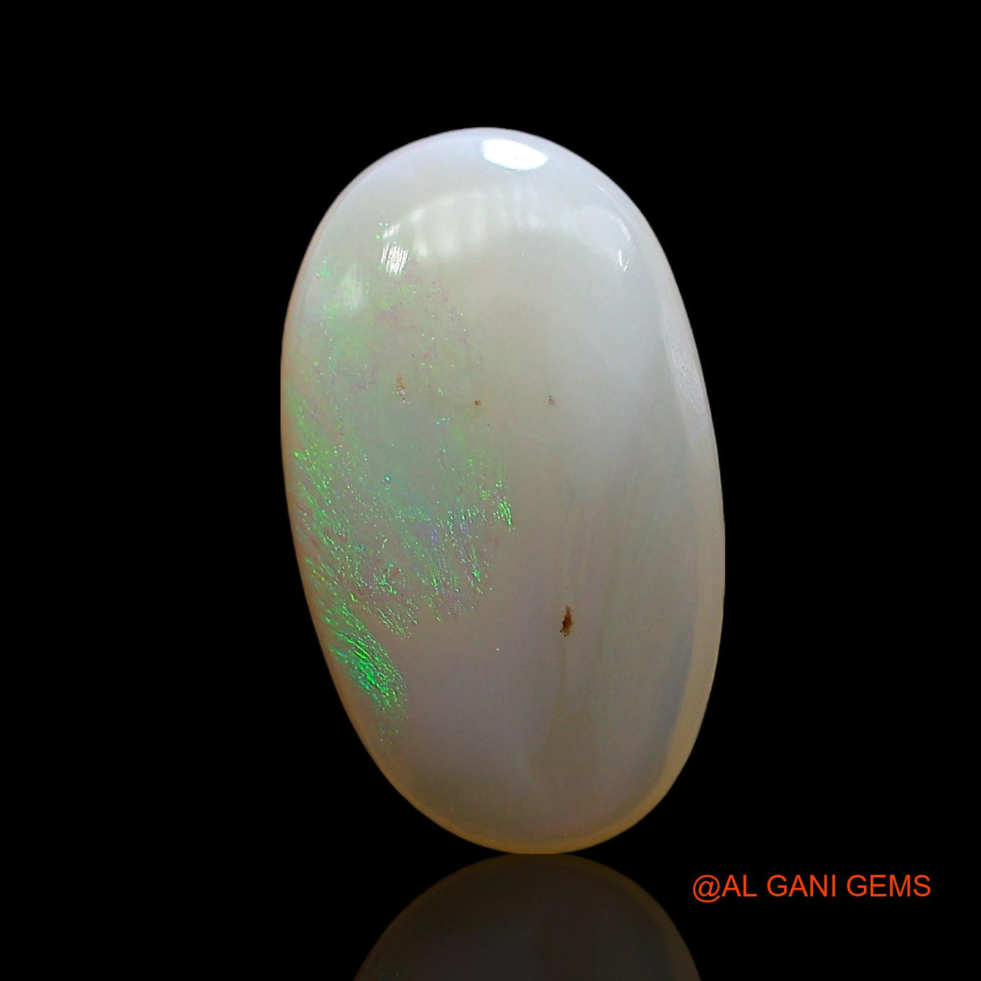 3.00 Cts Natural Australian Fire Opal Oval Cabochon Loose Gemstone For Jewelry 15x9x3 mm AE-495