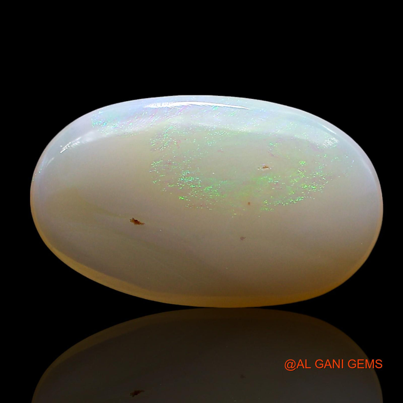 3.00 Cts Natural Australian Fire Opal Oval Cabochon Loose Gemstone For Jewelry 15x9x3 mm AE-495