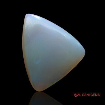 3.00 Cts Unheated Australian Fire Opal Loose Gemstone Trillion Cabochon Natural 13x11x3 mm AE-496