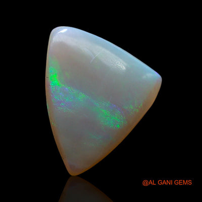 3.00 Cts Unheated Australian Fire Opal Loose Gemstone Trillion Cabochon Natural 13x11x3 mm AE-496