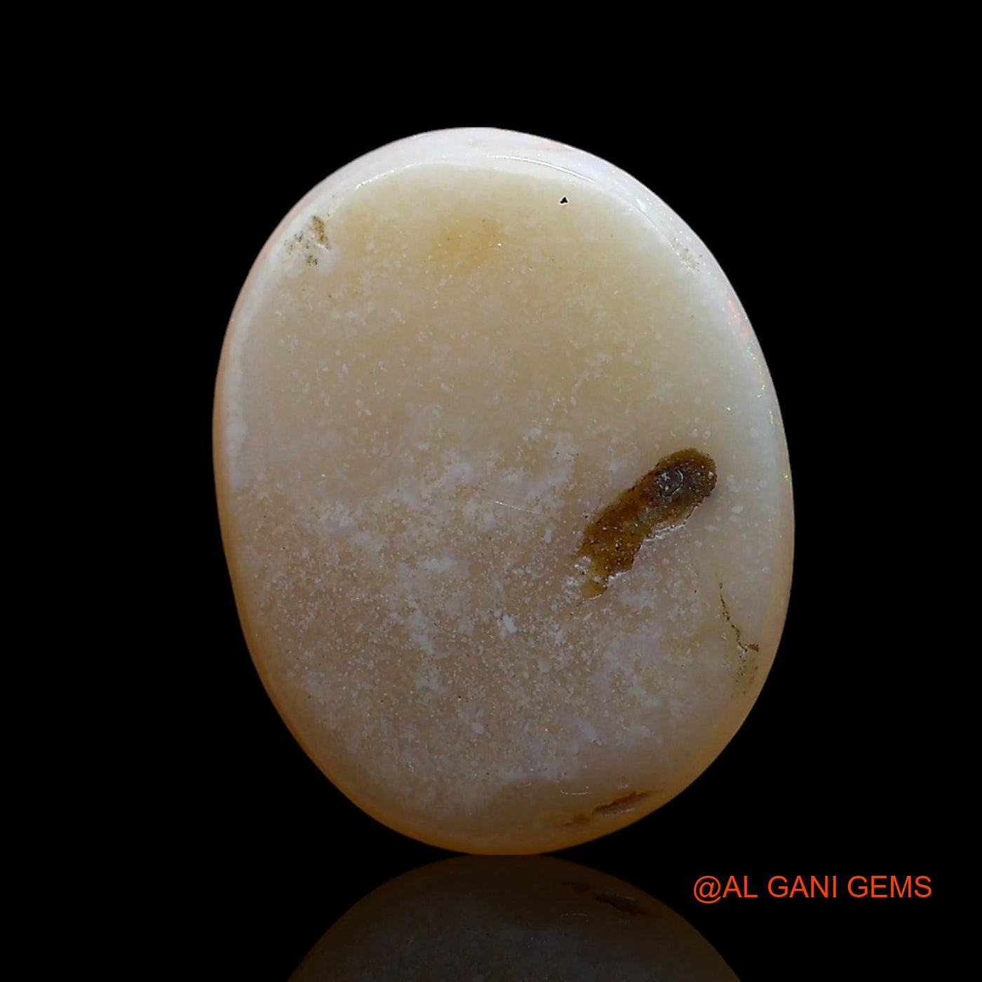 3.00 Cts Natural Australian Fire Opal Oval Cabochon Loose Gemstone For Jewelry 14x11x3 mm AE-497