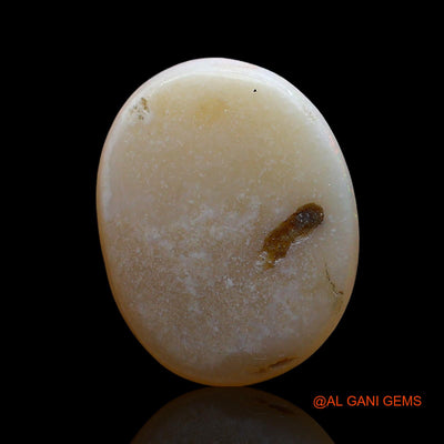 3.00 Cts Natural Australian Fire Opal Oval Cabochon Loose Gemstone For Jewelry 14x11x3 mm AE-497