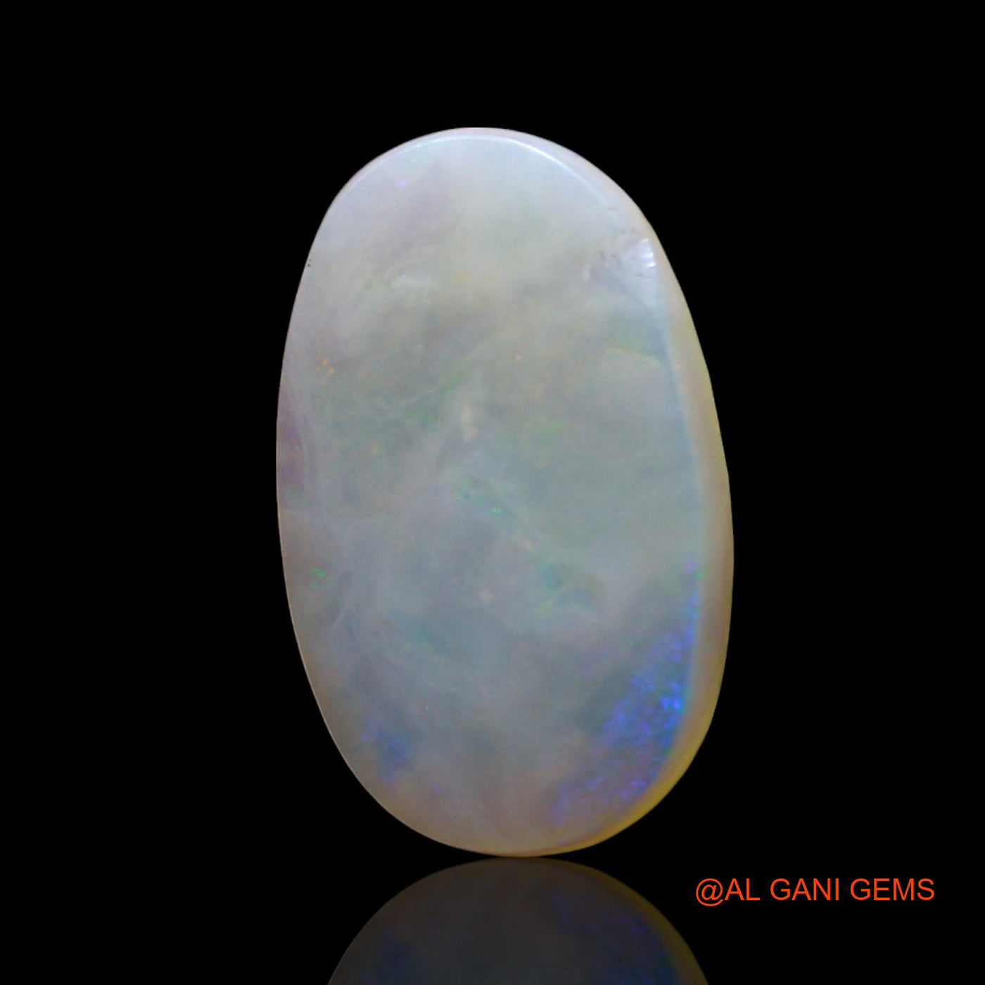 3.00 Cts Natural Australian Fire Opal Loose Gemstone Oval Cabochon 16x10x2 mm AE-499