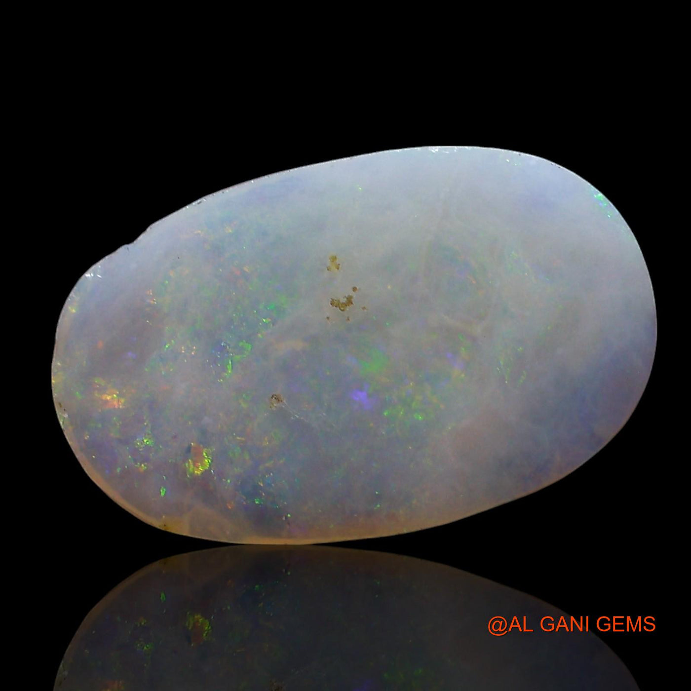 3.00 Cts Natural Australian Fire Opal Loose Gemstone Oval Cabochon 16x10x2 mm AE-499