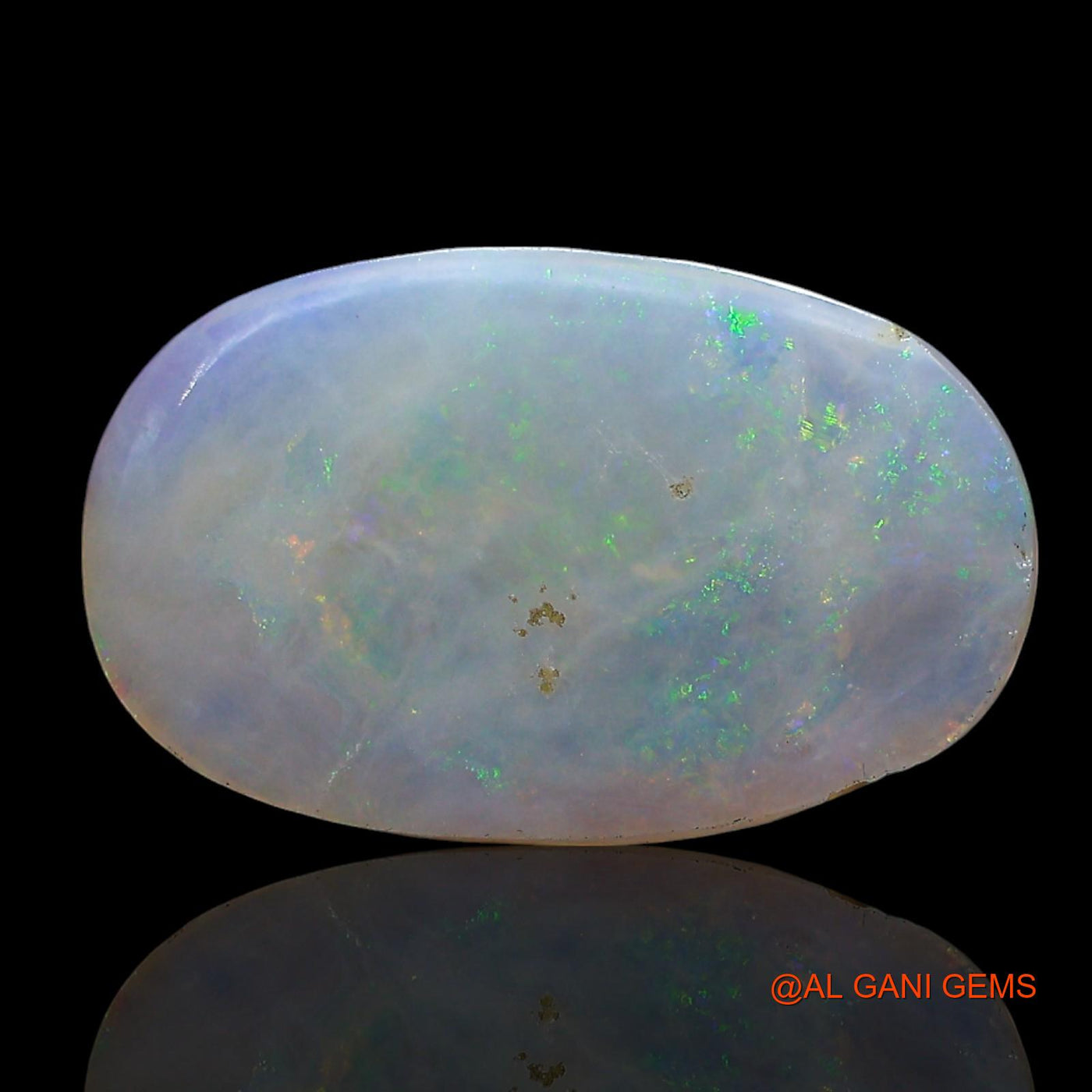 3.00 Cts Natural Australian Fire Opal Loose Gemstone Oval Cabochon 16x10x2 mm AE-499