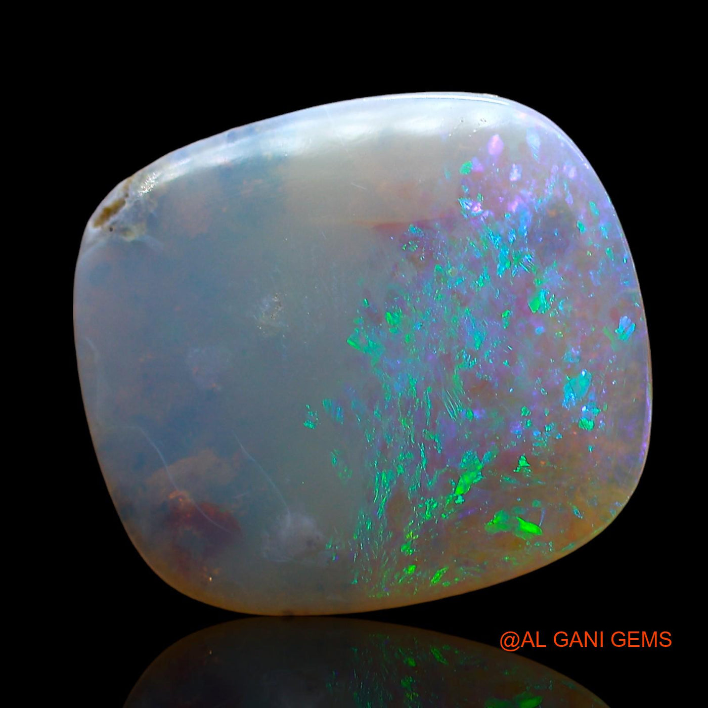 5.00 Cts Natural Australian Fire Opal Loose Gemstone Oval Cabochon 16x14x3 mm AE-49