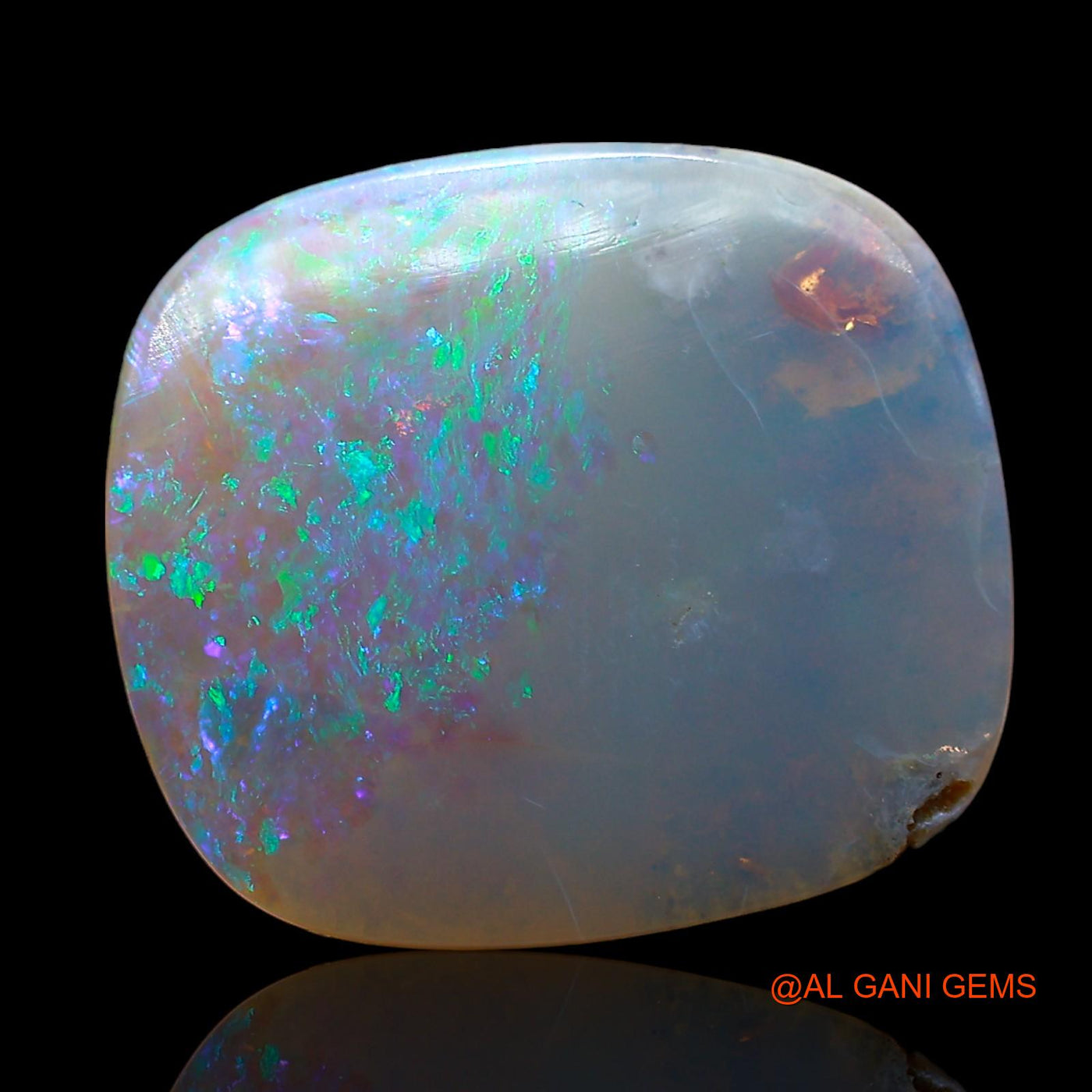 5.00 Cts Natural Australian Fire Opal Loose Gemstone Oval Cabochon 16x14x3 mm AE-49