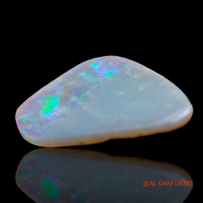Natural Untreated Fire Opal Loose Gemstone Fancy Cabochon From Australia 2.00 Cts 16x12x2 mm AE-4